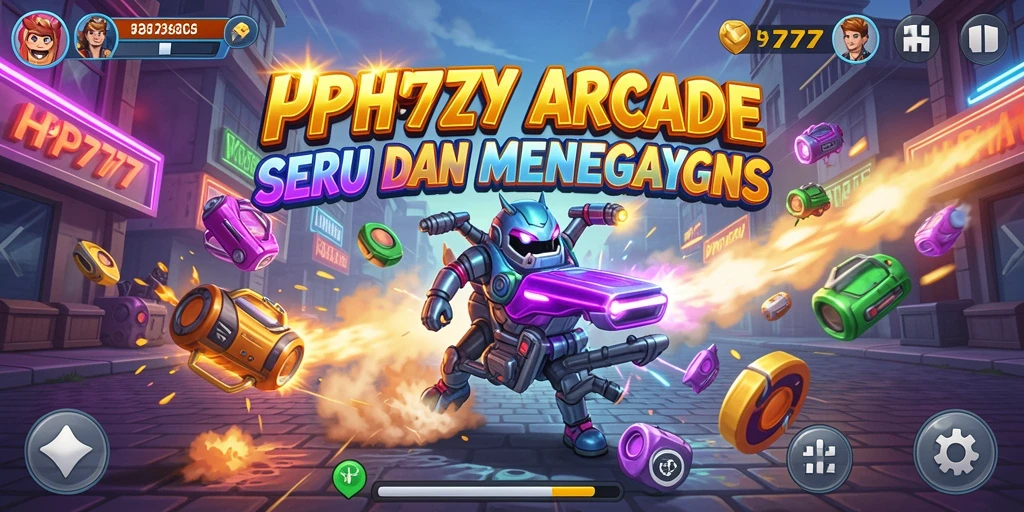 Screenshot gameplay HP777 menampilkan aksi seru dalam permainan Arcade.