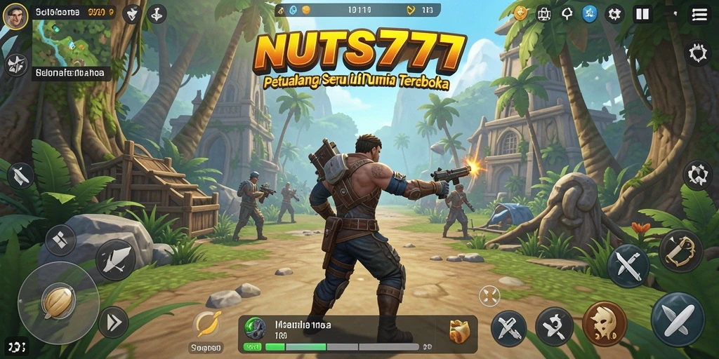 Gameplay seru di dunia terbuka NUTS777 yang penuh tantangan.