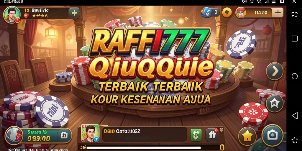 Tampilan gameplay seru QiuQiu di RAFFI777 yang menghibur.