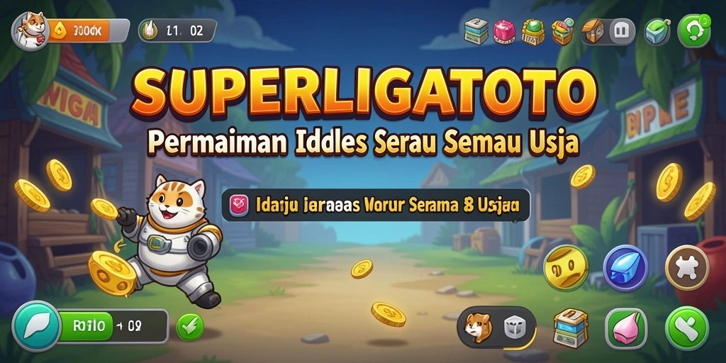 Tampilan gameplay <strong>SUPERLIGATOTO</strong> yang menarik dan interaktif.