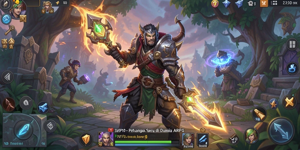 Tampilan gameplay menarik dengan aksi petualangan seru di dunia ARPG.